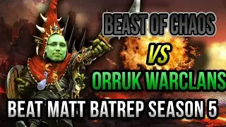 NEW Orruk Warclans vs Beasts of Chaos Age of Sigmar Battle Report - Beat Matt Batrep S05E74