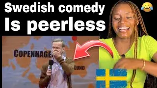 This is a laughing gas 😂😭 //Swedish Comedian ROASTS Denmark, Finland, Norway and Iceland -Johan clan