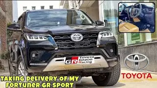 Taking Delivery Of My New Fortuner GR-Sport | One In INDIA | ExploreTheUnseen2.0