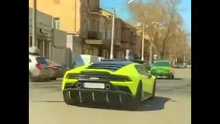 В Одессе заметили Lamborghini Huracan Evo Fluo Capsule  #Lamborghini Huracan Evo Fluo Capsule#авто