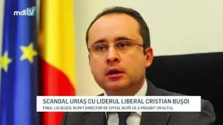 SCANDAL URIAS CU LIDERUL LIBERAL CRISTIAN BUSOI