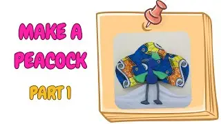 DIY STUFFED PEACOCK PLUSH 🦚 | SEWING PATTERN FROM THE LINK IN DESCRIPTION