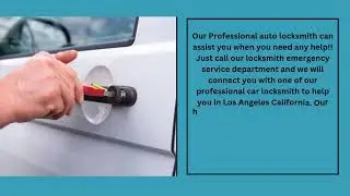 Car Locksmith Key Los Angeles California