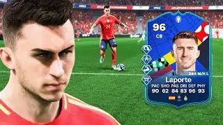 96 EURO INTERNATIONAL STARS LAPORTE SBC PLAYER REVIEW | EA FC 24 ULTIMATE TEAM