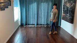 Shuttin' Detroit Down line dance demonstration and tutorial by Stephie