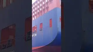 10,700 Containers! Massive APL SOUTHAMPTON Cargo Container Ship #ship #cargoship #containership