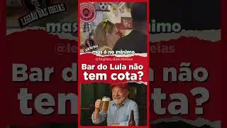 Bar do Lula n&atilde;o tem cota @AmandaVettorazzosp @sigaonegro  #cortesmbl #mbl #mblcortes #lula