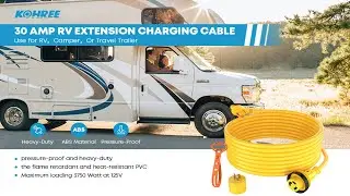 Kohree RV 30 Amp Power Extension Cord