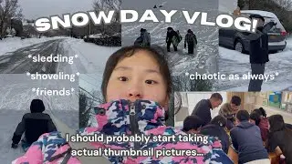snow day as a high schooler who hates the cold (ft. friends and fam) ❄️