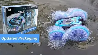 All-Terrain Amphibious RC Car &ndash; Turbo Terrain Stunt Car Review & Demo