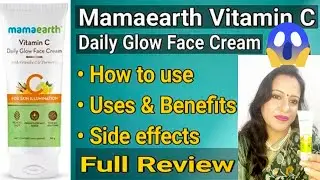 Mamaearth Vitamin C daily glow day cream/review & Demo, mamaearth@Gunjankareer 