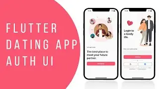 Flutter Dating App Auth UI | Speed Code