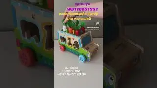 Развивающий сортер для МАЛЫШЕЙ артWB180051257 #сортер #развитиеребёнка #игрушкидлядетей #12месяцев