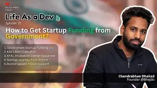 Podcast Episode 10 | How to Get Startup Funding from Government? Ft. Chandrabhan Dhakad
