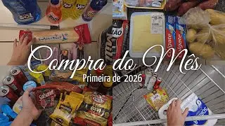 NOSSA PRIMEIRA COMPRA DO M&Ecirc;S DE 2026! Quanto um casal gasta no mercado?