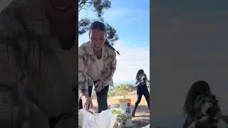 Rock,paper,scissors shoot, Winner eats while loser runs.