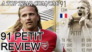 EMMANUEL PETIT 91 PRIME ICON MOMENTS PLAYER REVIEW | FIFA 21 PLAYER REVIEW | FIFA 21 ULTIMATE TEAM