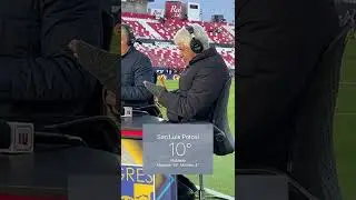 &iexcl;A punto de congelarse! TUCA FERRETTI resiente el fr&iacute;o en el Alfonso Lastras 🥶🧤