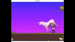 CLOP - Unicórnio plantando bananeira!