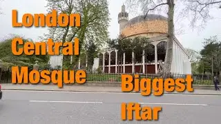 Biggest iftar in biggest mosque in London 🕌 || UK🇬🇧 || London Central Mosque || Ramadan Routine