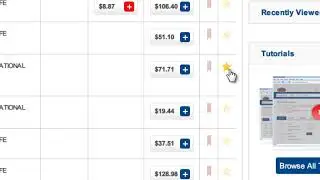 PFD Online Ordering - Favourites