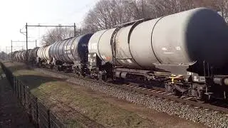 DB-Cargo 189-823 with Mixed Freight Train