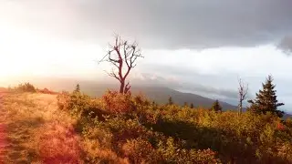 The End Of Summer. Sunrise Time Lapse On Quill Hill.