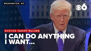 President Trump angry at Supreme Court over tariff ruling