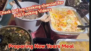 Southern Soul Food New Year&rsquo;s Meal 🍽️ Black-Eyed Peas, Collard Greens & Cornbread