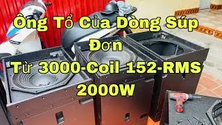 &Ocirc;NG TỔ Sub Đơn Bass 50. Từ 300-Coil 152 M&agrave;ng Cacbon Phủ Nhựa Chống Nước. RMS 2000w qu&aacute; Khủng Khiếp