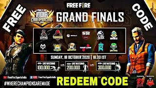 Ffic Tournament 2020 Redeem Code | Ffic Grand Finals [HINDI]