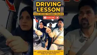 Why are you choosing Aman driving training college | Live Road Training 🚘  #music #moradabad #shorts