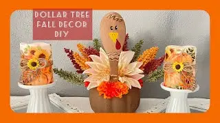 Декоративная индейка Dollar Tree своими руками и дизайнерские свечи