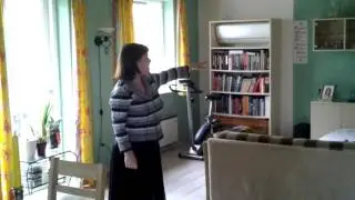 1. Vores dagligstue . Наша гостиная. Video med undertekster