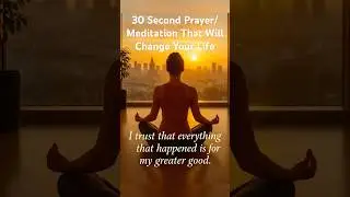 A 30-Second Morning Prayer-Meditation That Will Change Your Life #FaithOverFear #MorningPrayer