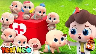 Counting 10 Little Babies | Sick Song | Numbers Song | Nursery Rhyme & Kids Song | Yes! Neo