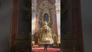 Best Place to Visit in Prague:  St. Giles Church  #shorts #jesus #religion #christ #travel #prague