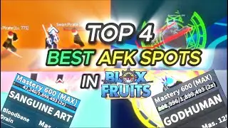 Top 4 BEST AFK Spots For 2nd & 3rd Sea! *Updated* (Bloxfruit)