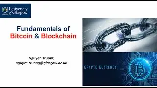 Computer Engineering Seminar #17: Fundamentals to Bitcoin and Blockchain technology