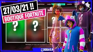 🌐 BOUTIQUE FORTNITE du 27 MARS 2021