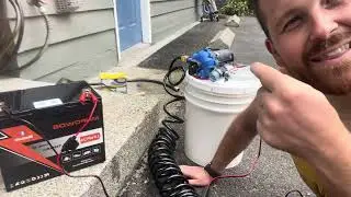 DIY portable pressurized 5 gallon bucket ￼water system for ￼RV CAR BOAT #diy 