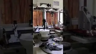3 color ceramic printing machine for ceramic bowls printing #ceramic #pad printing