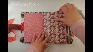 The signature pages in Vintage Style Gothic Journal Book Blood Rose  #journalmaking #etsyseller