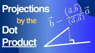 The Orthogonal Projection Expressed in Terms of The Dot Product