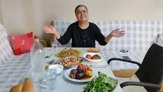 Annem ŞAHANE yapardı  Patlıcan kavurması sürpriz Dolma Bİzim Evin halleri 🌹