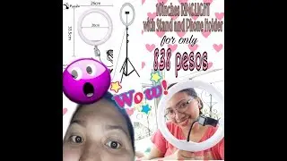 unboxing murang RINGLIGHT with STAND from Shopee P838