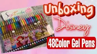 What's your favorite color? Unboxing Sparkly Disney Gel Pens | #shorts