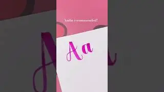Practicing Calligraphy: Alphabet Edition ❤️✨