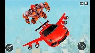 Amazing Flying Car Robot Part-1 | Rescue City Transformation Simulator Android GamePlay