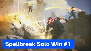 Spellbreak Gameplay Battle Royale Solo Win - Epic Skill 😎